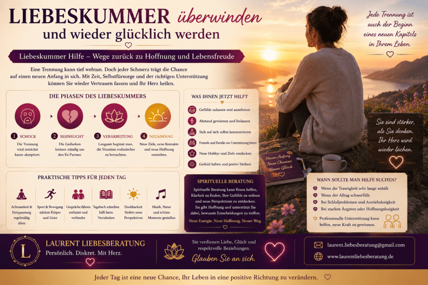 Liebeskummer überwinden – Die besten Tipps für einen neuen&nbsp;Anfang