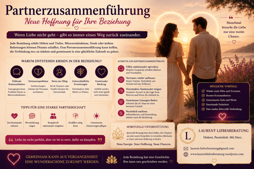 Partnerzusammenführung – Neue Hoffnung für Ihre Beziehung und eine gemeinsame&nbsp;Zukunft