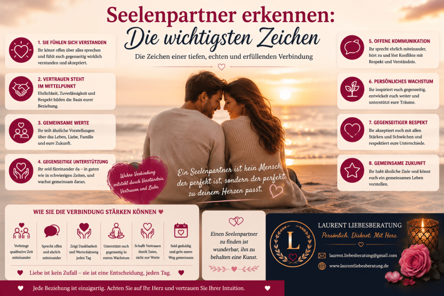Seelenpartner erkennen: Die wichtigsten Zeichen einer tiefen&nbsp;Verbindung