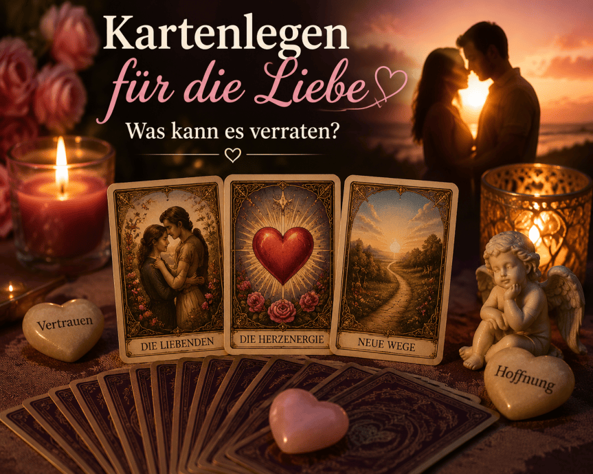 Kartenlegen Liebe – Spirituelle Kartenberatung für Beziehung, Gefühle, Partnerschaft und persönliche Orientierung in Liebesfragen.